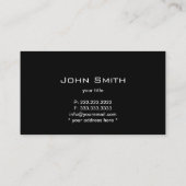 Carte de visite de code QR Royal Blue Metallic (Dos)