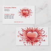 Carte de visite de coeur d'Emo (Devant / Derrière)