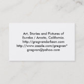 Carte de visite de coeur et de papillon (Dos)