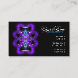 Carte de visite de coeurs de Purplia