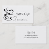 Carte de visite de Cofee (Devant / Derrière)