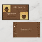 Carte de visite de CoffeeShop (Devant / Derrière)
