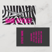 Carte de visite de coiffeur (Devant / Derrière)