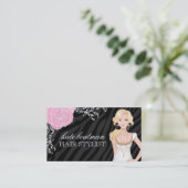 CARTE DE VISITE DE COIFFEUR (Debout devant)