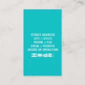 Carte de visite de coiffeur (Dos)