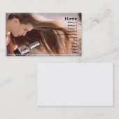 Carte de visite de coiffeur (Devant / Derrière)