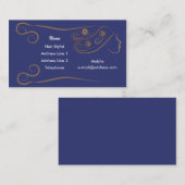 Carte de visite de coiffeur (Devant / Derrière)