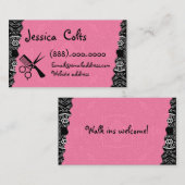 Carte de visite de coiffeur (Devant / Derrière)