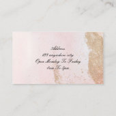 carte de visite de coiffeur (Dos)