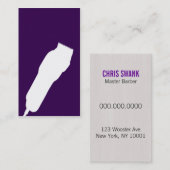 Carte de visite de coiffeur/Cosmetologist de (Devant / Derrière)