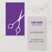 Carte de visite de coiffeur/Cosmetologist de (Devant / Derrière)