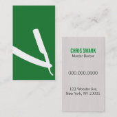 Carte de visite de coiffeur/Cosmetologist de (Devant / Derrière)