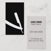 Carte de visite de coiffeur/Cosmetologist de (Devant / Derrière)