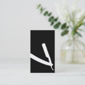 Carte de visite de coiffeur/Cosmetologist de (Debout devant)