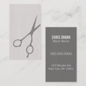 Carte de visite de coiffeur/Cosmetologist de (Devant / Derrière)