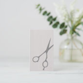 Carte de visite de coiffeur/Cosmetologist de (Debout devant)