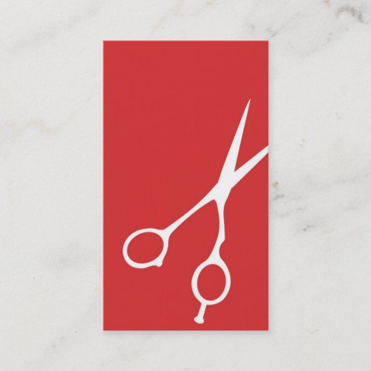 Carte de visite de coiffeur/Cosmetologist de (Devant)