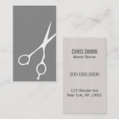Carte de visite de coiffeur/Cosmetologist de (Devant / Derrière)