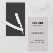 Carte de visite de coiffeur/Cosmetologist de (Devant / Derrière)