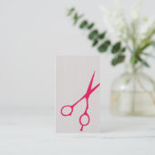 Carte de visite de coiffeur/Cosmetologist de (Debout devant)