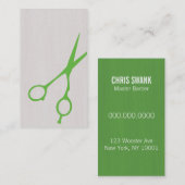 Carte de visite de coiffeur/Cosmetologist de (Devant / Derrière)
