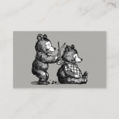 Carte de visite de coiffeur d'amusement - préparez (Dos)