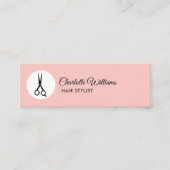 Carte de visite de coiffeur moderne (Devant)