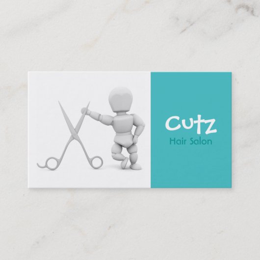 Carte de visite de coiffeurs (Devant)