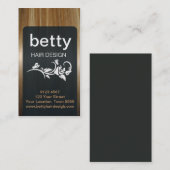 Carte de visite de coiffure (Devant / Derrière)
