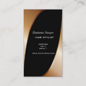carte de visite de coiffure (Dos)