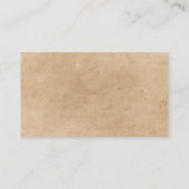 Carte de visite de coiffure amérindien (Dos)