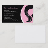Carte de visite de coiffure de beauté (Devant / Derrière)