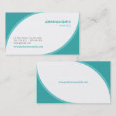 Carte de visite de coins de Teal (Devant / Derrière)