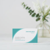 Carte de visite de coins de Teal (Debout devant)