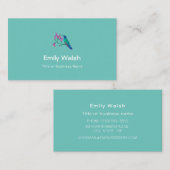 Carte de visite de colibri (Devant / Derrière)