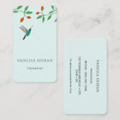 Carte de visite de colibri (Devant / Derrière)