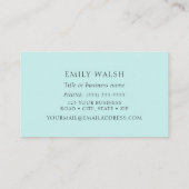 Carte de visite de colibri (Dos)