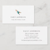 Carte de visite de colibri (Devant / Derrière)