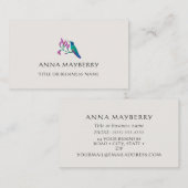 Carte de visite de colibri (Devant / Derrière)