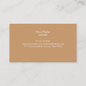 Carte de visite de colibri (Dos)