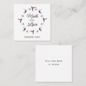 Carte de visite de colibri (Devant / Derrière)