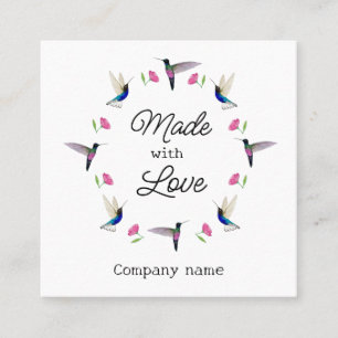 Carte de visite de colibri