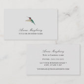 Carte de visite de colibri (Devant / Derrière)