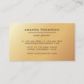 Carte de visite de collage de pinceau tendance (Dos)