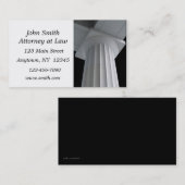 Carte de visite de colonne de granit (Devant / Derrière)