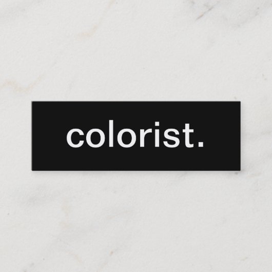 Carte de visite de coloriste (Devant)