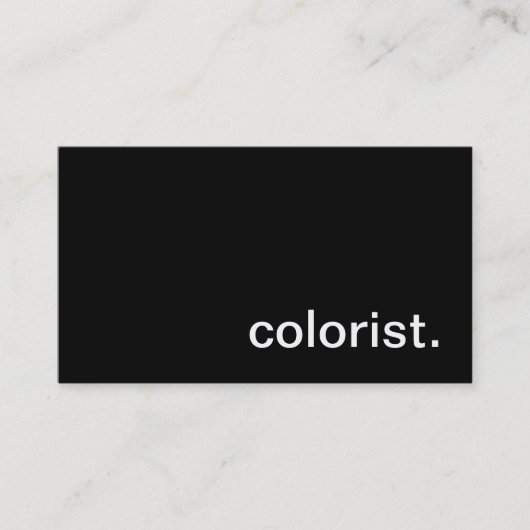 Carte de visite de coloriste (Devant)