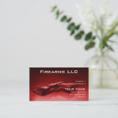 Carte de visite de commerçant en armes à feu (Debout devant)