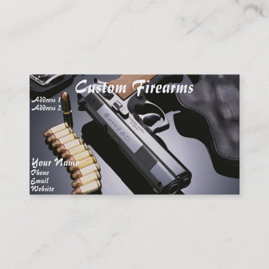 Carte de visite de commerçant FFL 5 (Devant)