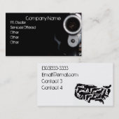 Carte de visite de commerçant FFL Revolver (Devant / Derrière)